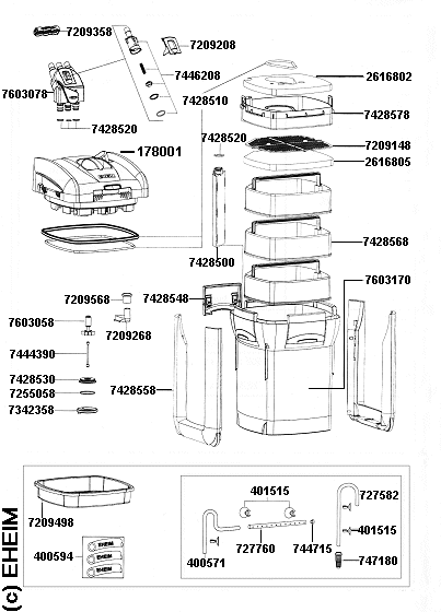 EHEIM Thermo-Außenfilter professionel 3 1200 XLT       (Typ 2180)