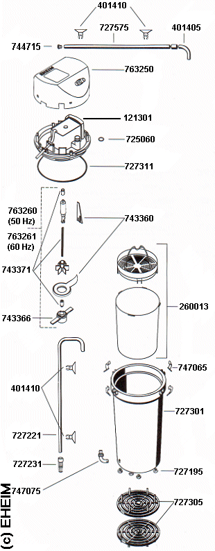 EHEIM External filter classic 2213, 2313