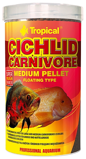 Tropical Cichlid Carnivore Medium Pellet