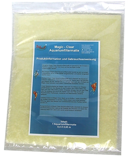 ZooBest Magic Clear Aquarium Filter Fleece Mat