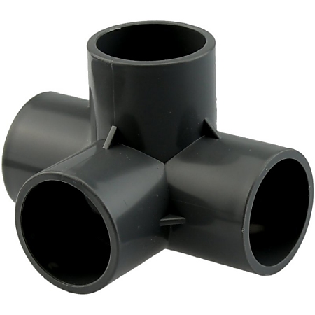 PVC Elbow 90° 4 Way