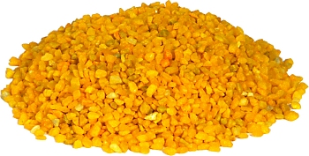 Color quartz aquarium gravel -Yellow- 3-5 mm