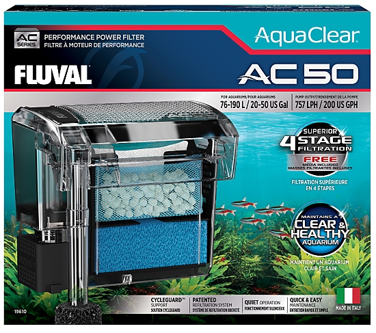 Fluval AquaClear AC50 -Clip-on Filter-